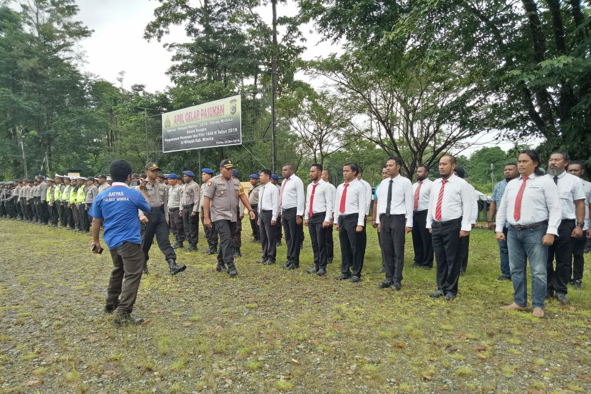 Polres Mimika Papua buka empat posko pengamanan jelang Lebaran