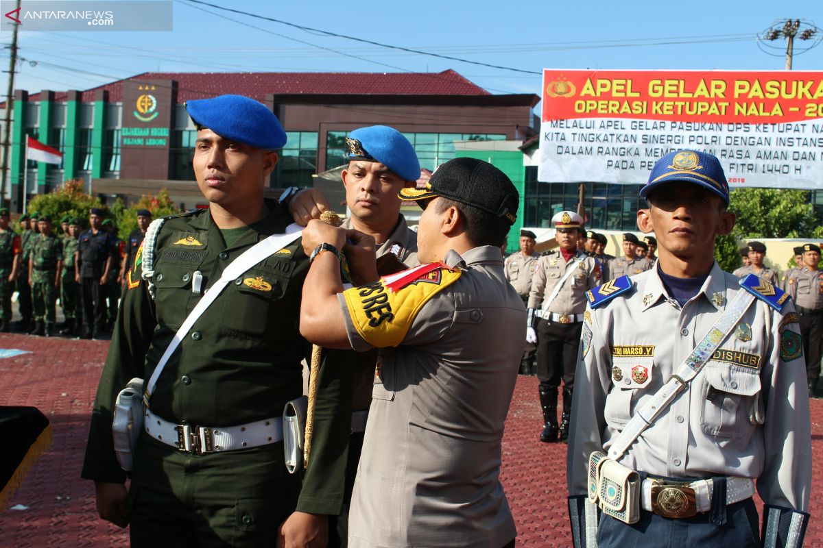 Pengamanan Lebaran di Rejang Lebong melibatkan 320 personel gabungan