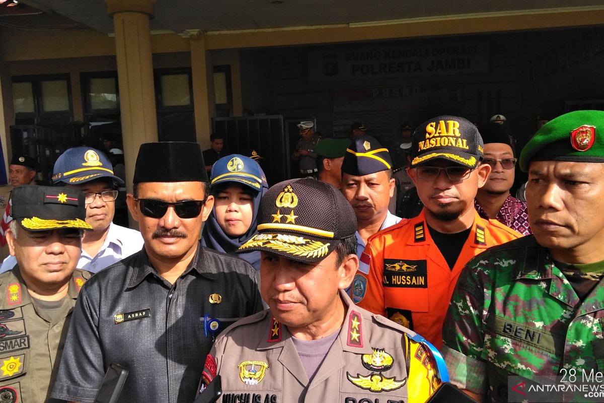 Polda Jambi siapkan 1.567 personil jaga 26 pos pengamanan Lebaran