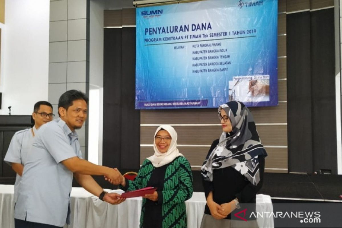 PT Timah salurkan Rp7,2 miliar, bantu modal usaha 224 UKM