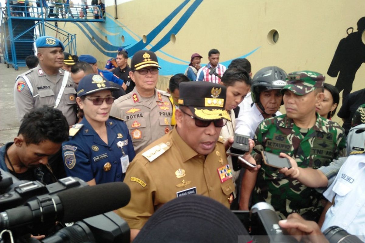 Forkompinda Maluku tinjau arus mudik di pelabuhan