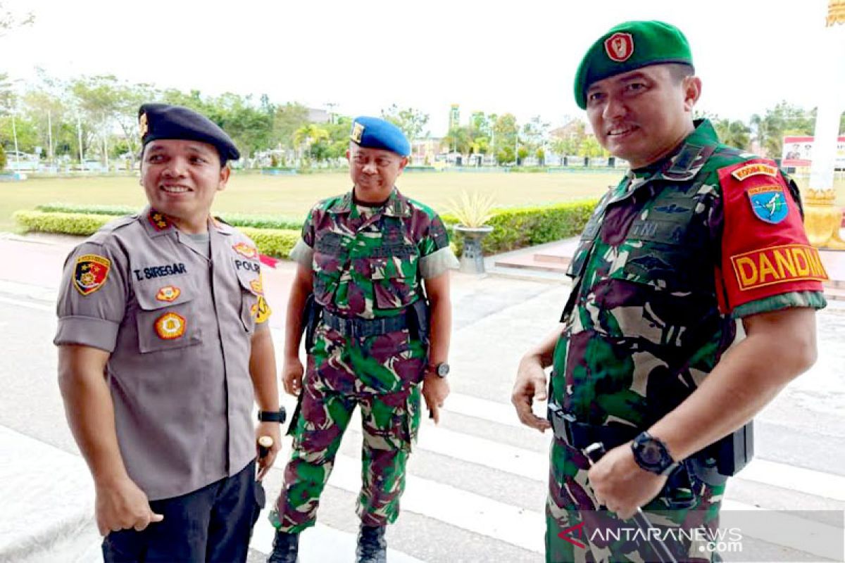 Ratusan personel Polri dan TNI amankan Lebaran di Palangka Raya