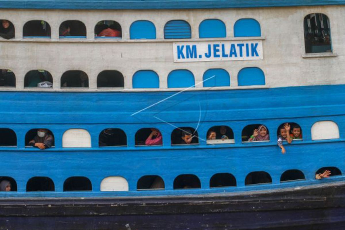 Mudik dengan Kapal Jelatik, meski lamban masih jadi pilihan di Riau