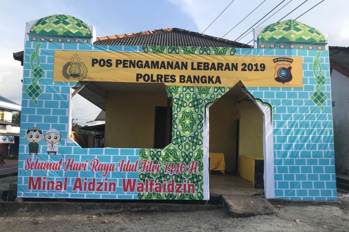 Polsek Riau Silip dirikan Pospam Lebaran 2019