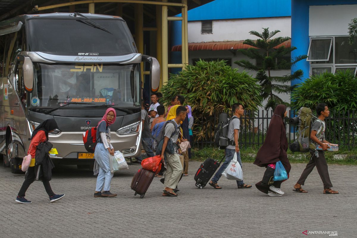 4.723 Pemudik Sudah Berangkat Dari Terminal Bus Dumai