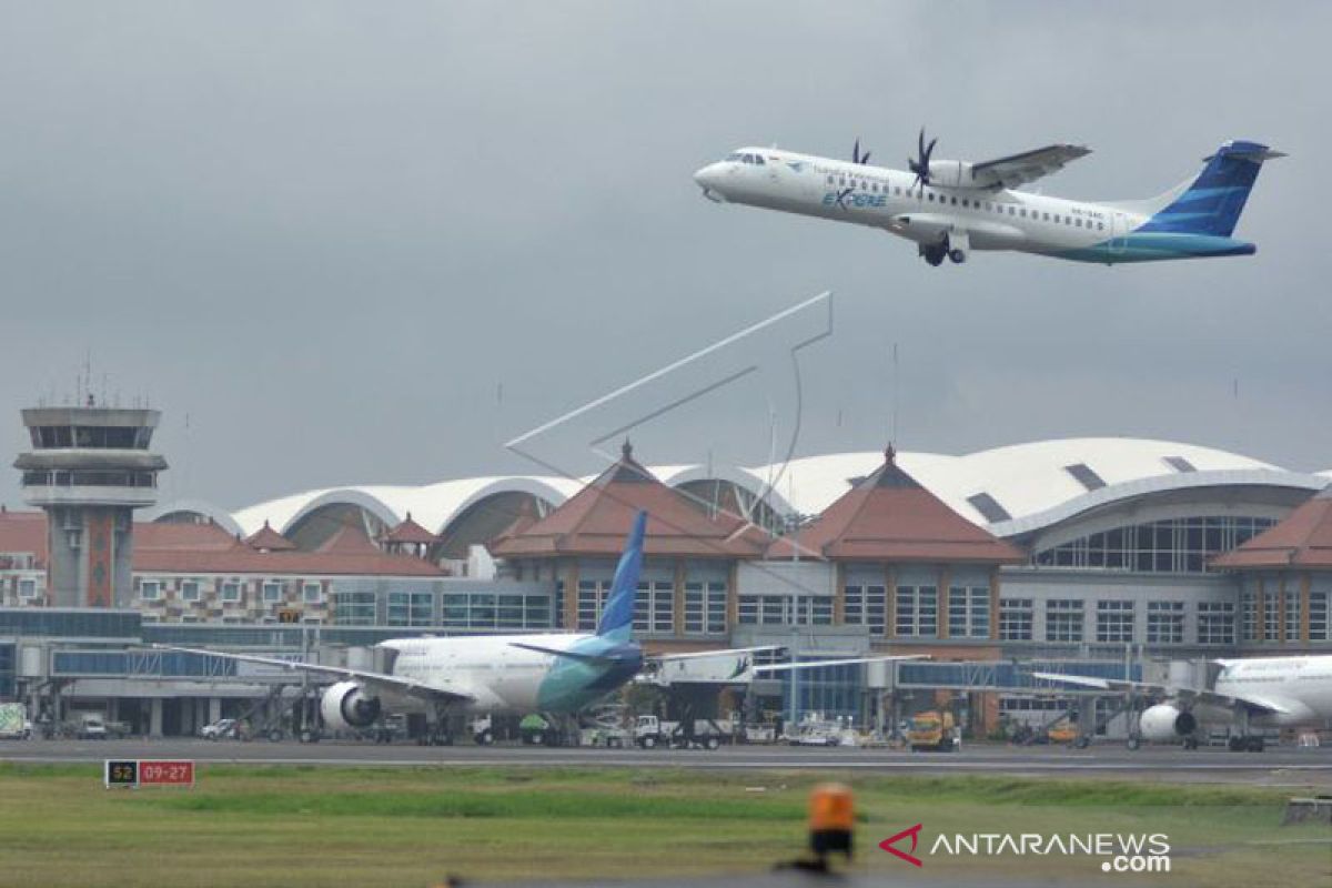 Peemohonan penerbangan tambahan Bandara Ngurah Rai turun 254 persen