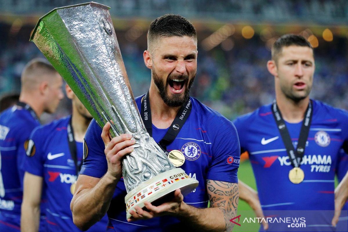 Giroud akui berutang pada Arsenal tapi tegaskan Chelsea pantas juara