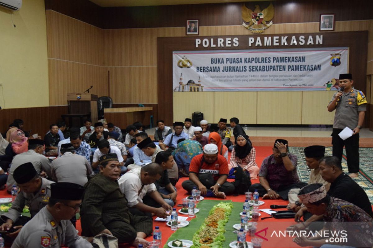 Jurnalis Pamekasan dukung TNI-Polri ciptakan suasana kondusif