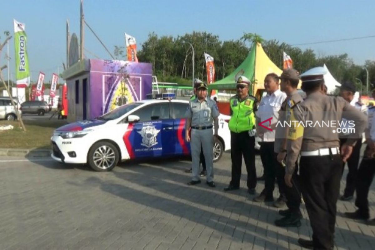 Polres Madiun antisipasi kemacetan arus mudik Lebaran di keluar tol Dumpil