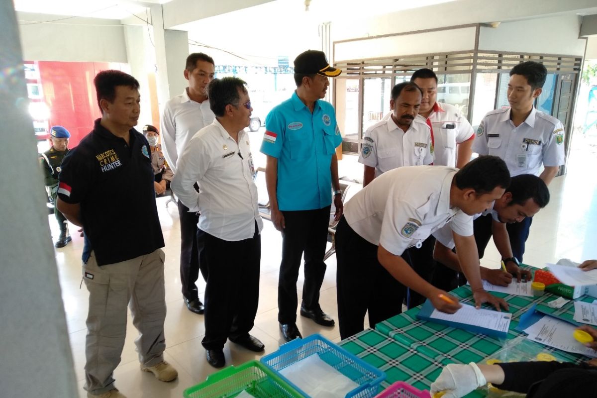 BNN Kabupaten Tabalong mentes urine para sopir