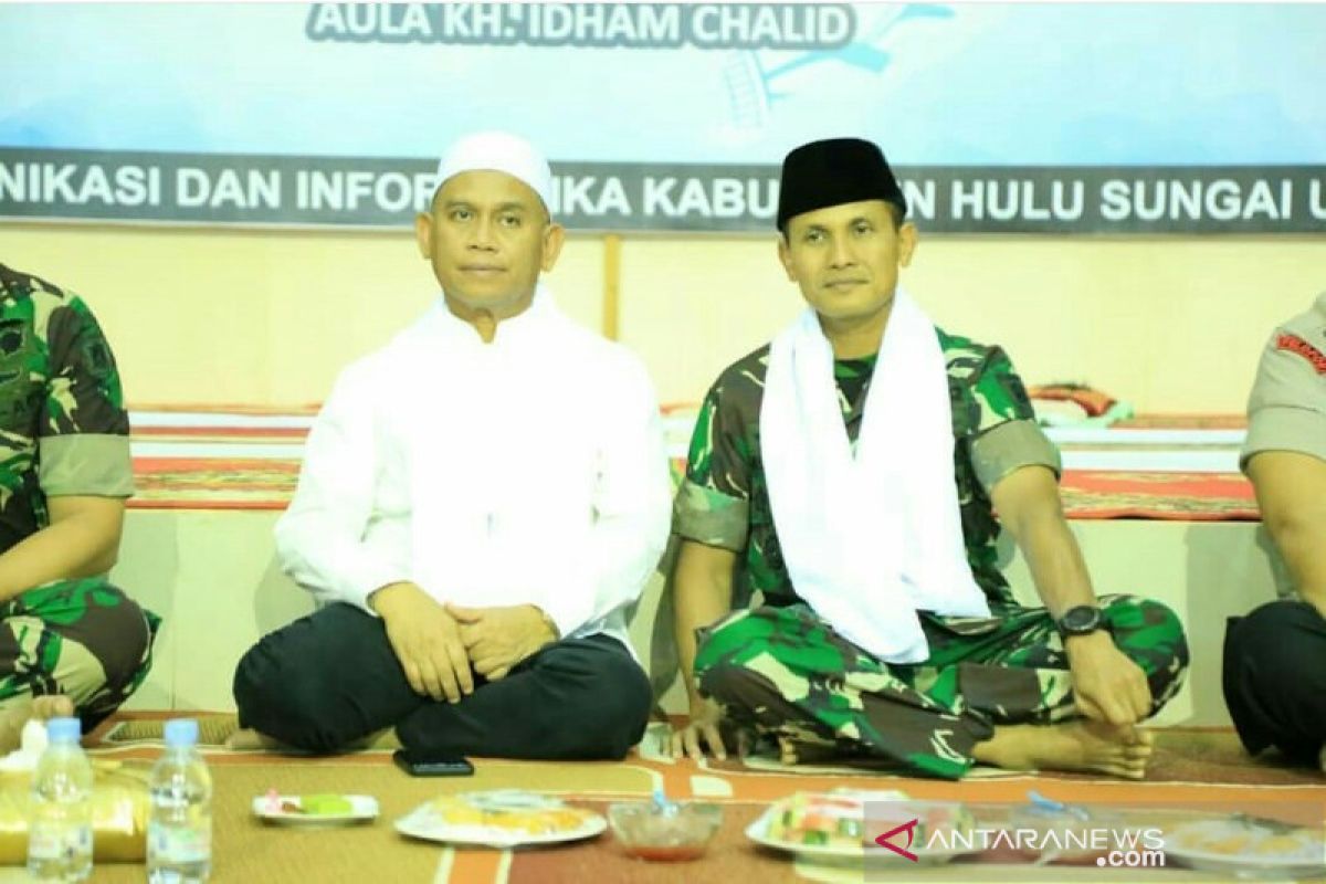 Danrem 101 Antasari Bukber di Amuntai