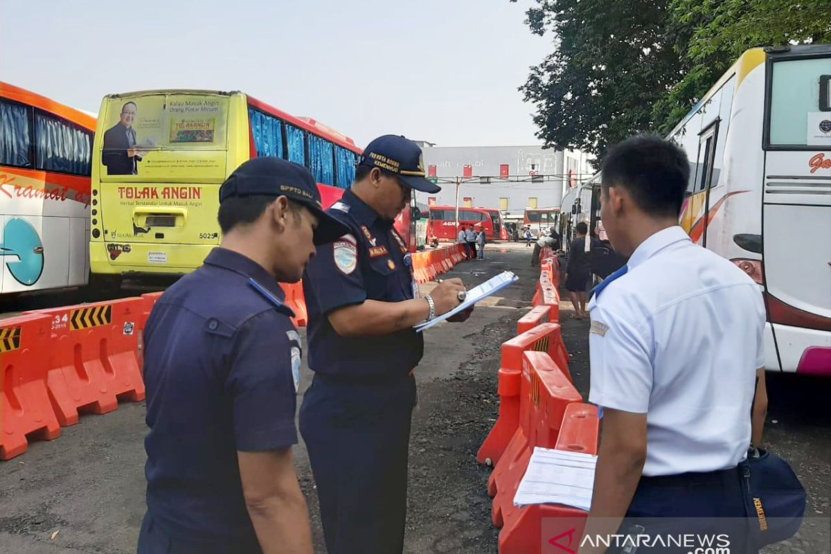 Hasil pemeriksaan 174 bus mudik di Bogor hanya 16 laik jalan