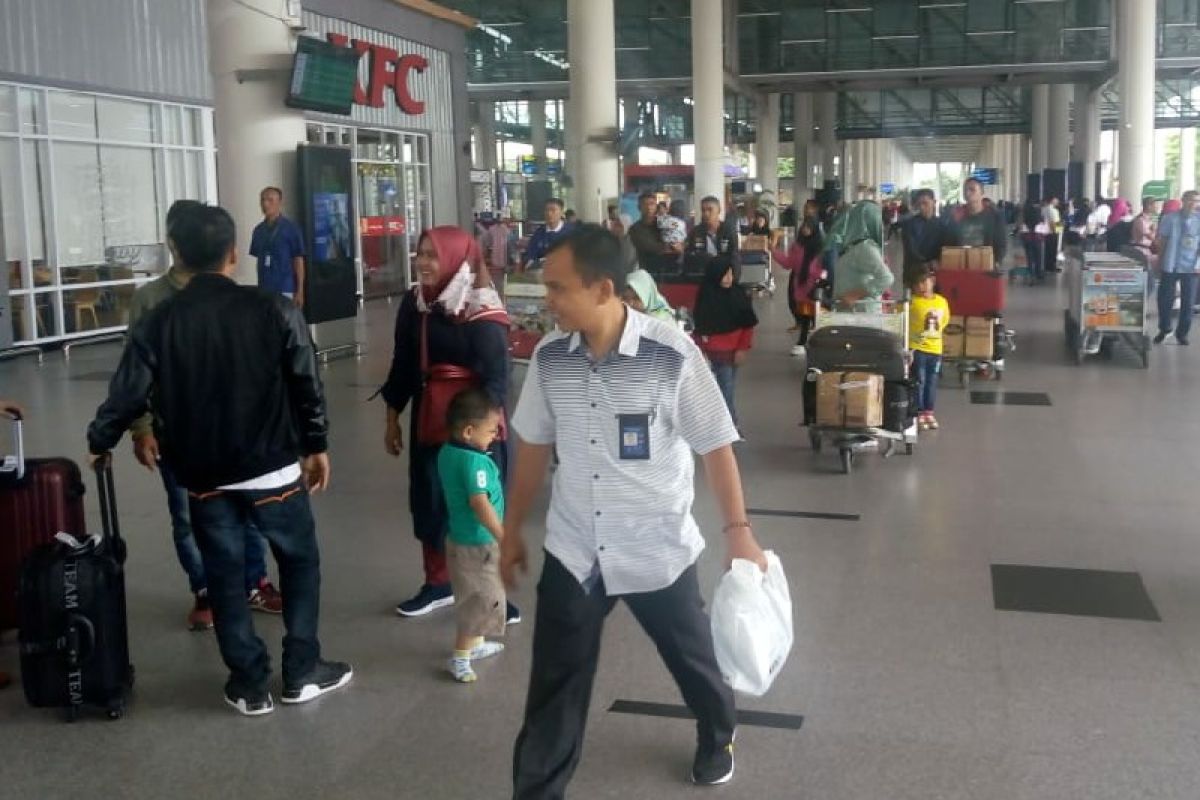 Bandara Kualanamu mulai ramai pemudik