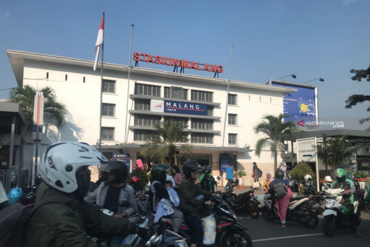 Belum ada lonjakan penumpang di Stasiun Kotabaru Malang