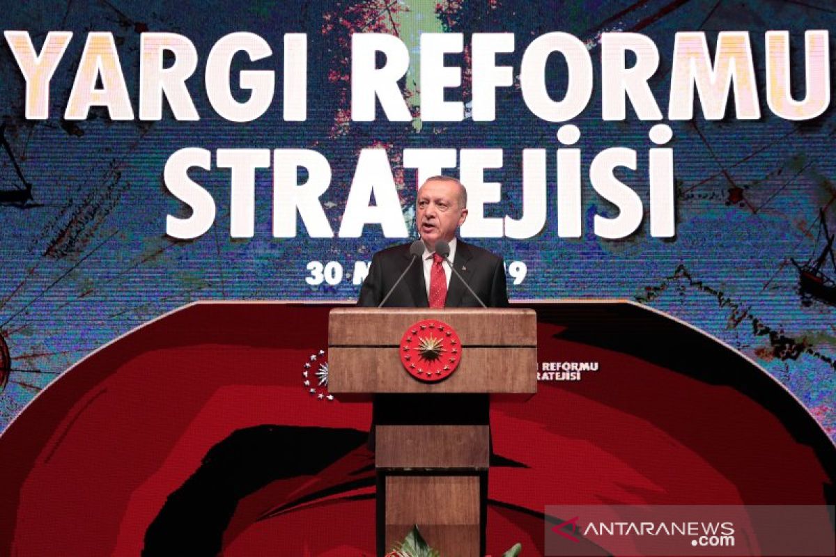 Erdogan sampaikan komitmen Turki untuk jadi anggota penuh Uni Eropa