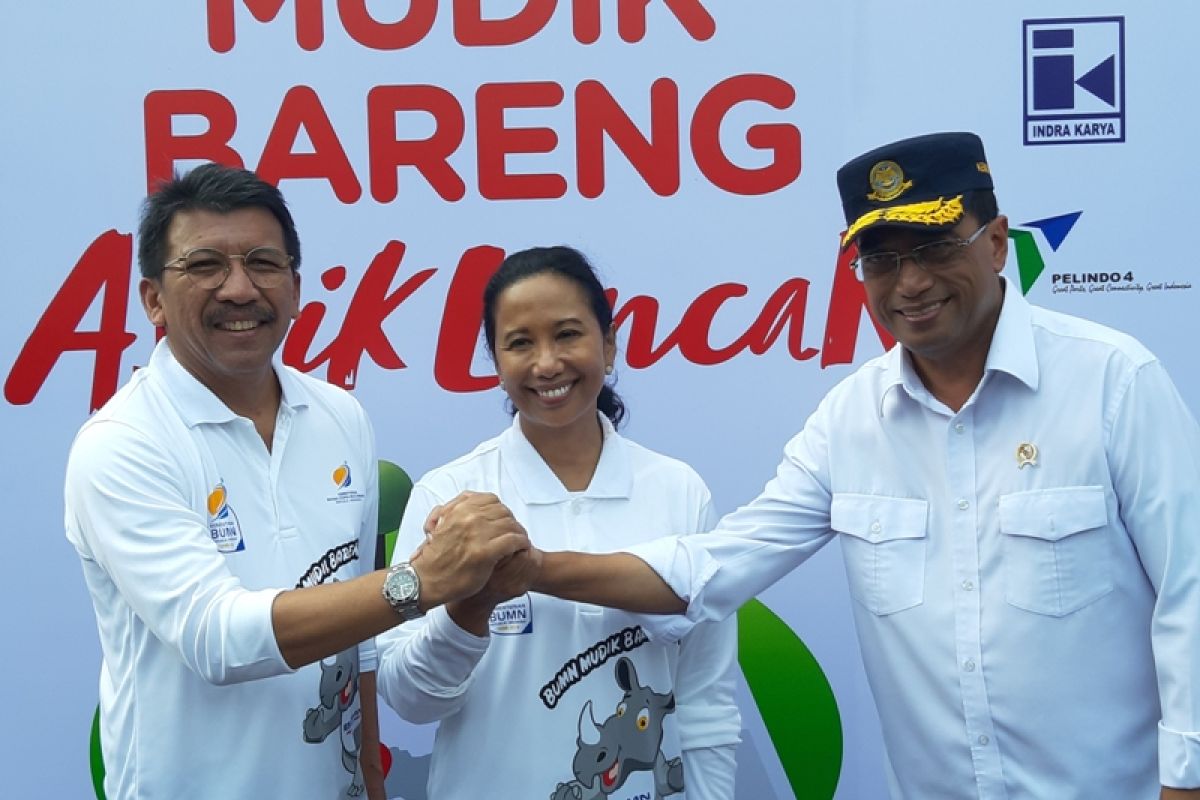 Kementerian BUMN berangkatkan 18 ribu unit motor milik pemudik tahun ini