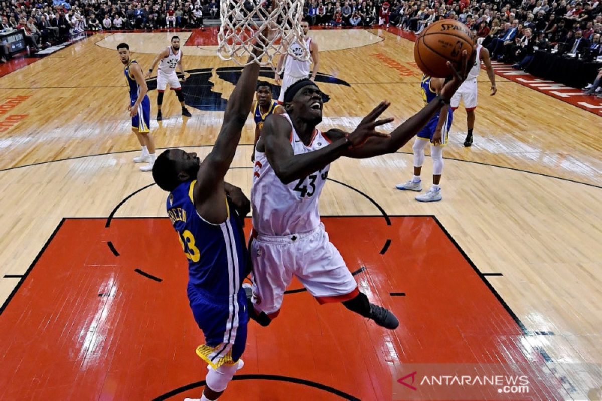 Raptors bukukan debut manis di final NBA, tundukan GS Warriors