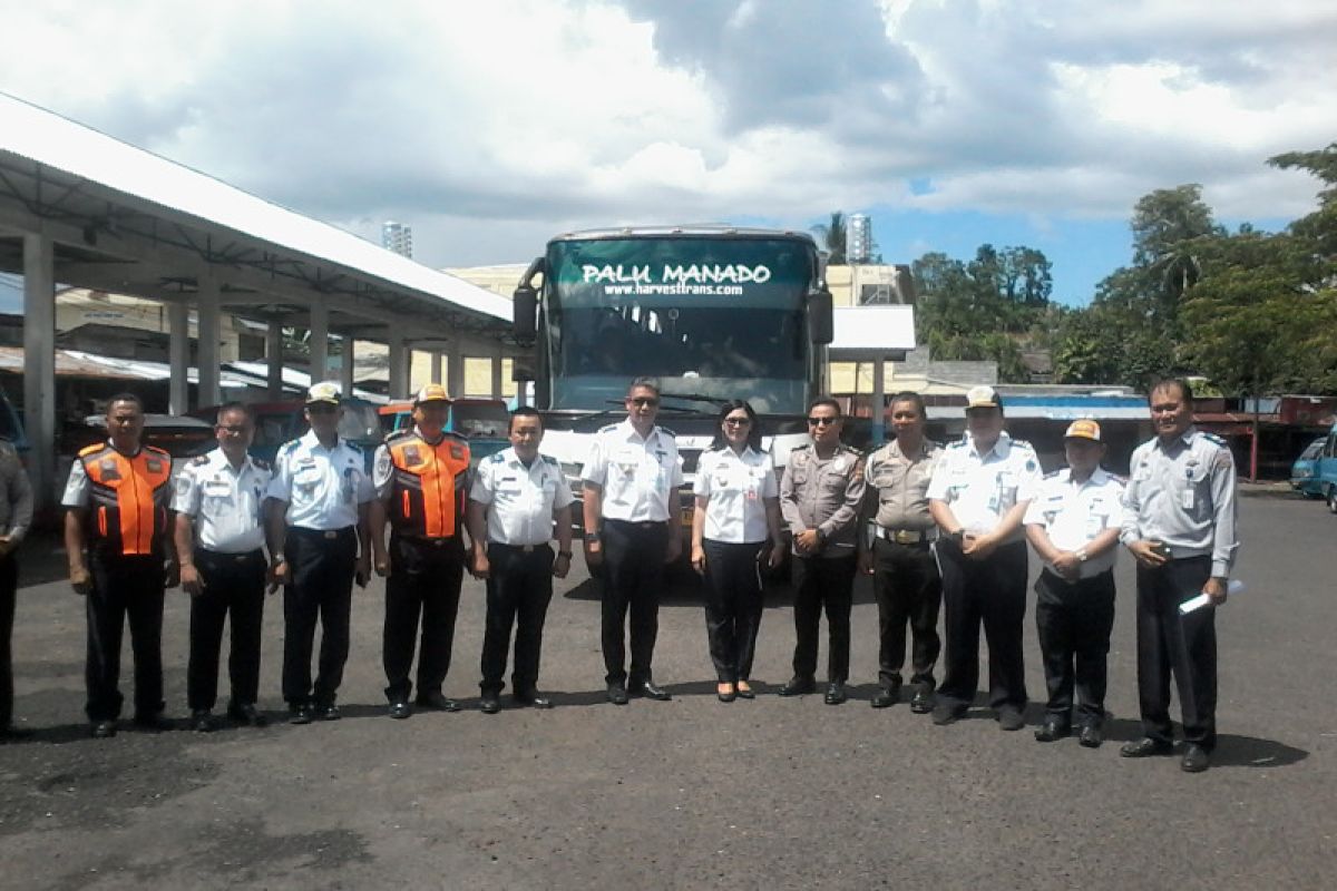 Kadishub Sulut memantau arus mudik di Terminal Malalayang