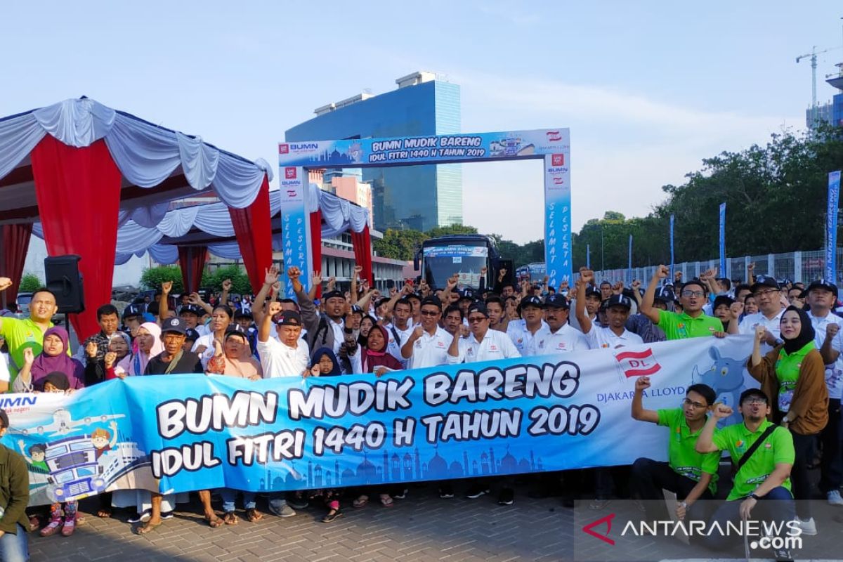 BUMN pelayaran Djakarta Lloyd berangkatkan ratusan pemudik