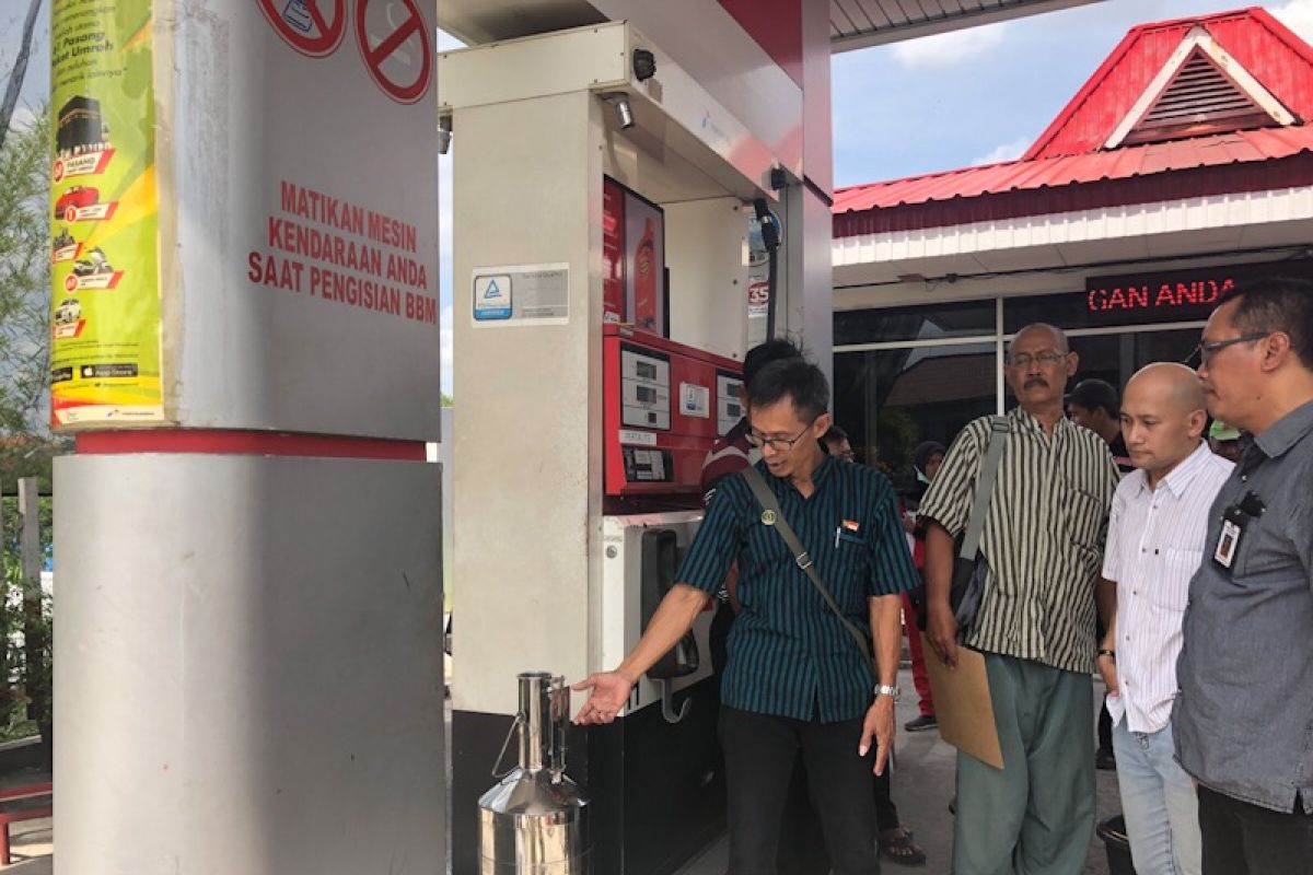 UPT Metrologi Legal Yogyakarta memastikan ketepatan takaran SPBU