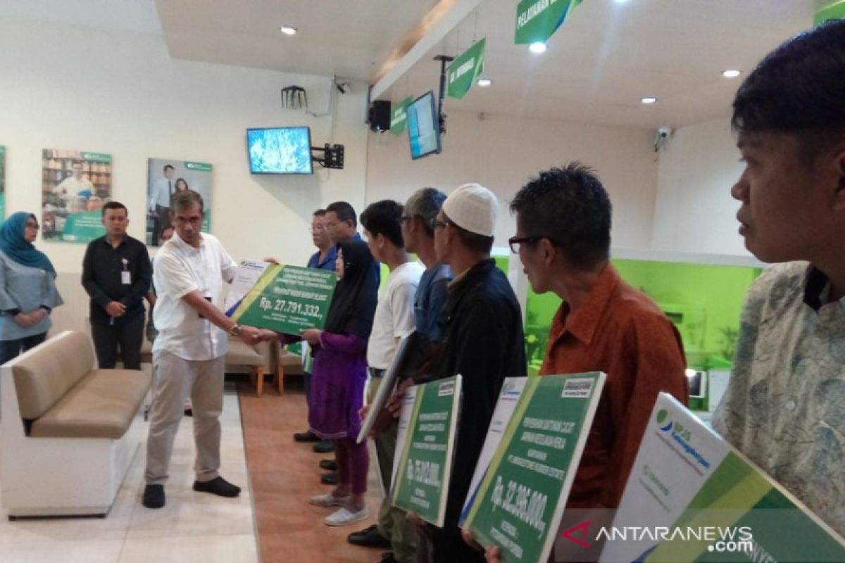 BPJS Ketenagakerjaan Pematangsiantar serahkan santunan kepada delapan peserta