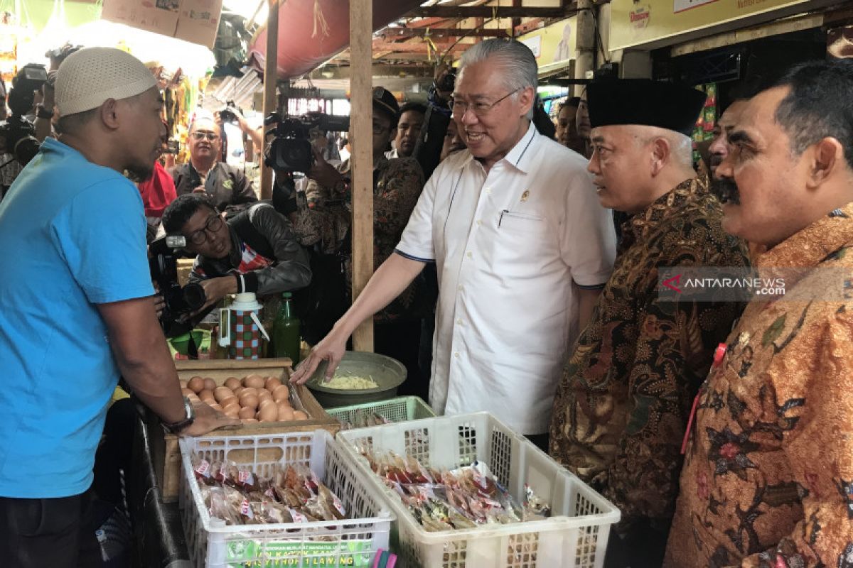 Mendag jamin pasokan bahan pokok di Kabupaten Malang cukup