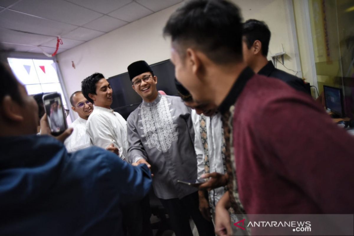 Anies dan keluarga merayakan Idul Fitri di Jakarta