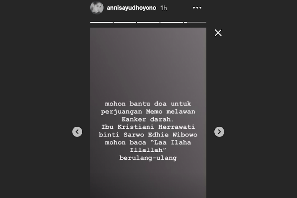 Annisa minta doa untuk 