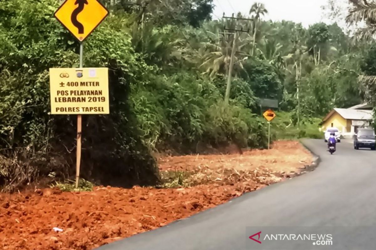 Jalur mudik di Tapanuli Selatan masih sepi