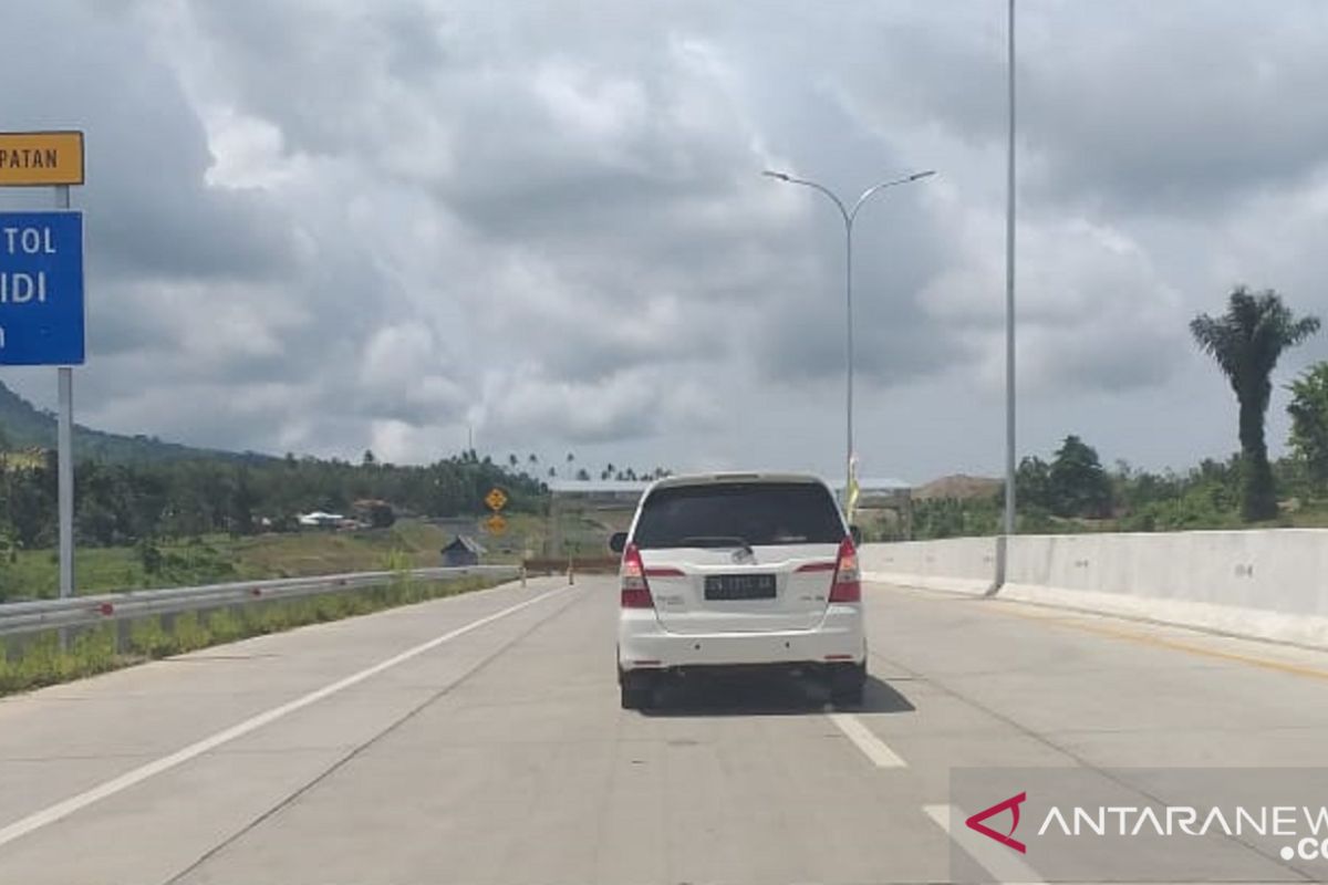 Pemudik di Tol Manado-Bitung digratiskan