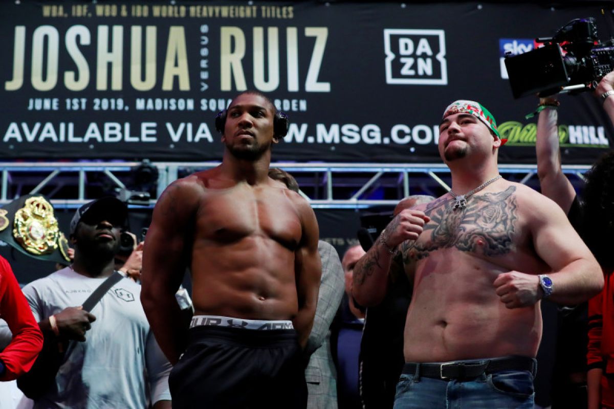 Andy Ruiz manfaatkan berat badan untuk tumbangkan Joshua