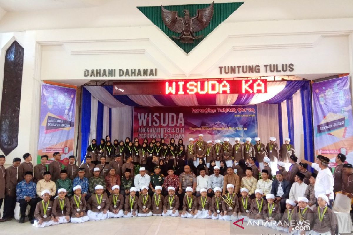 51 penghafal Al Quran di Barito Selatan diwisuda