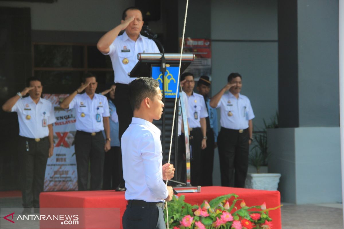 Kanwil Kemenkum HAM Sulbar  peringati Hari Lahir Pancasila