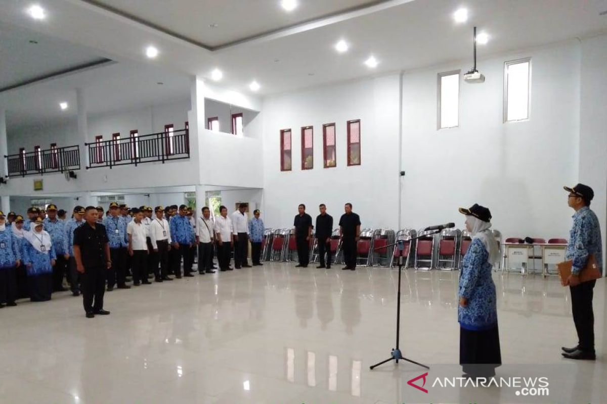 Polbangtan Medan upacara Harlah Pancasila di aula