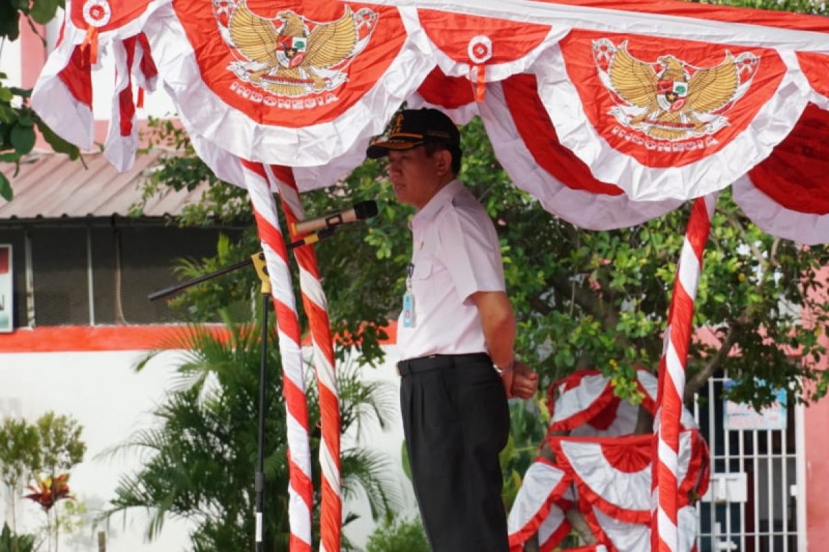 Rutan Makassar gelar upacara peringatan hari lahir Pancasila