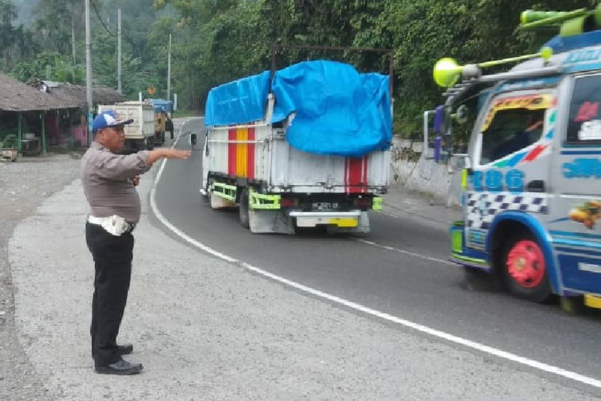 Polisi imbau pemudik rute Medan - Berastagi gunakan jalur alternatif
