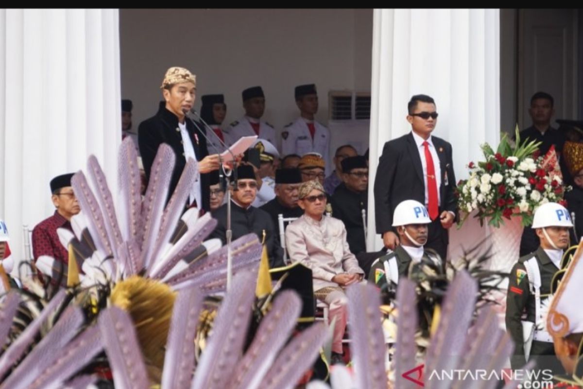 Jokowi ajak seluruh komponen bangsa teguhkan nilai Pancasila