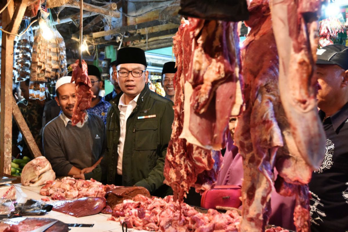 Ridwan Kamil: jelang lebaran harga sembako mulai stabil