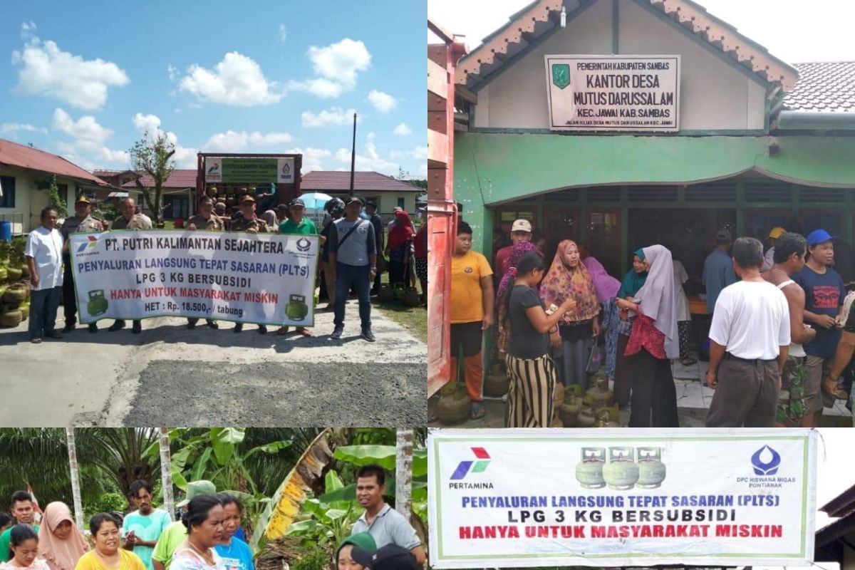 Pertamina gelar Operasi Pasar elpiji subsidi di 43 titik di Kabupaten Sambas