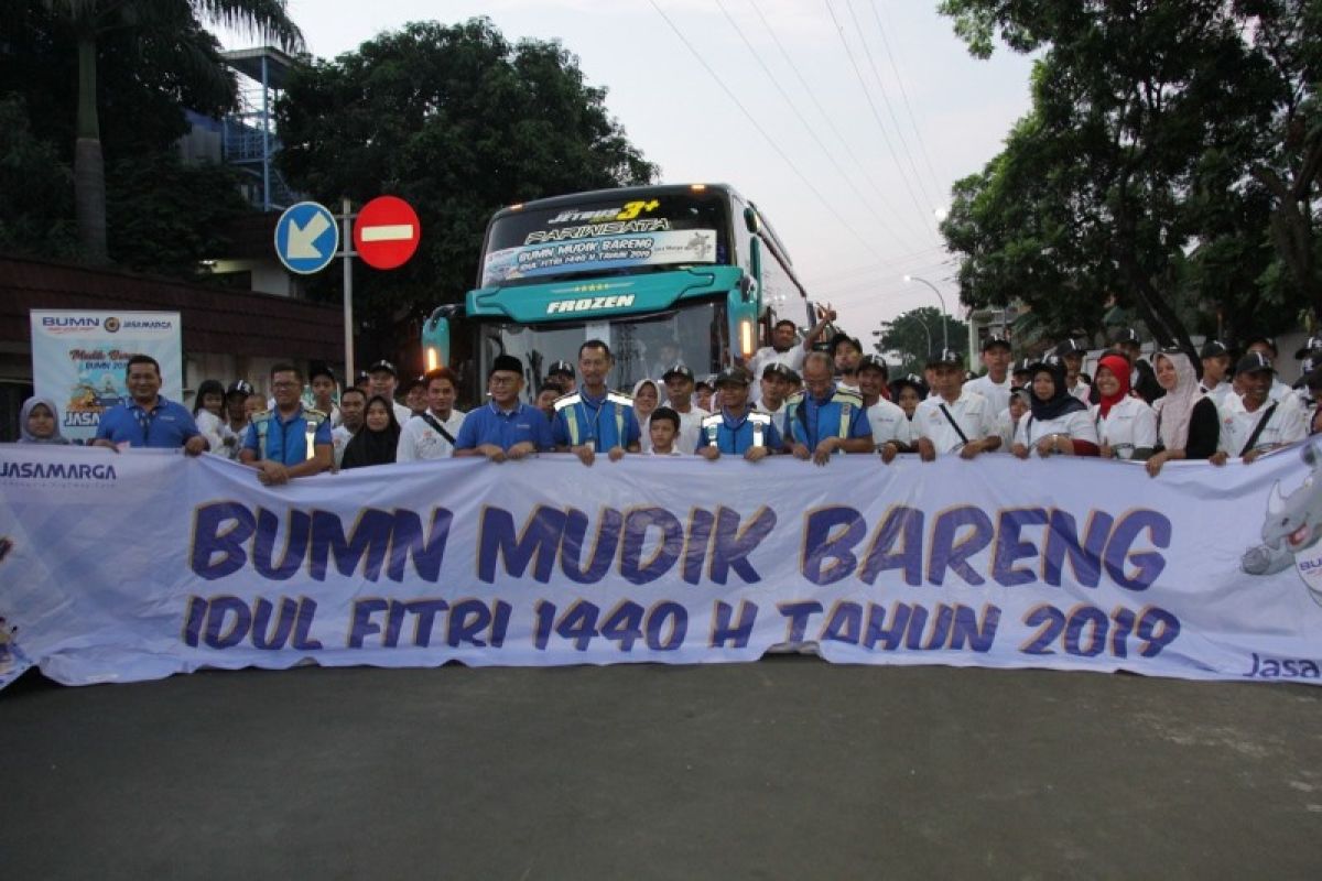 Jasa Marga berangkatkan lebih dari 2.700 pemudik