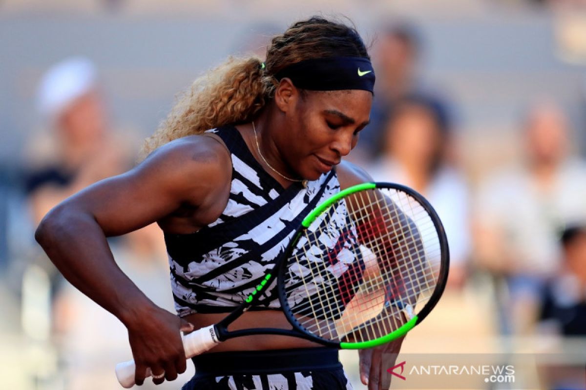 Petenis top Serena Williams tersingkir dari putaran ketiga Prancis Open