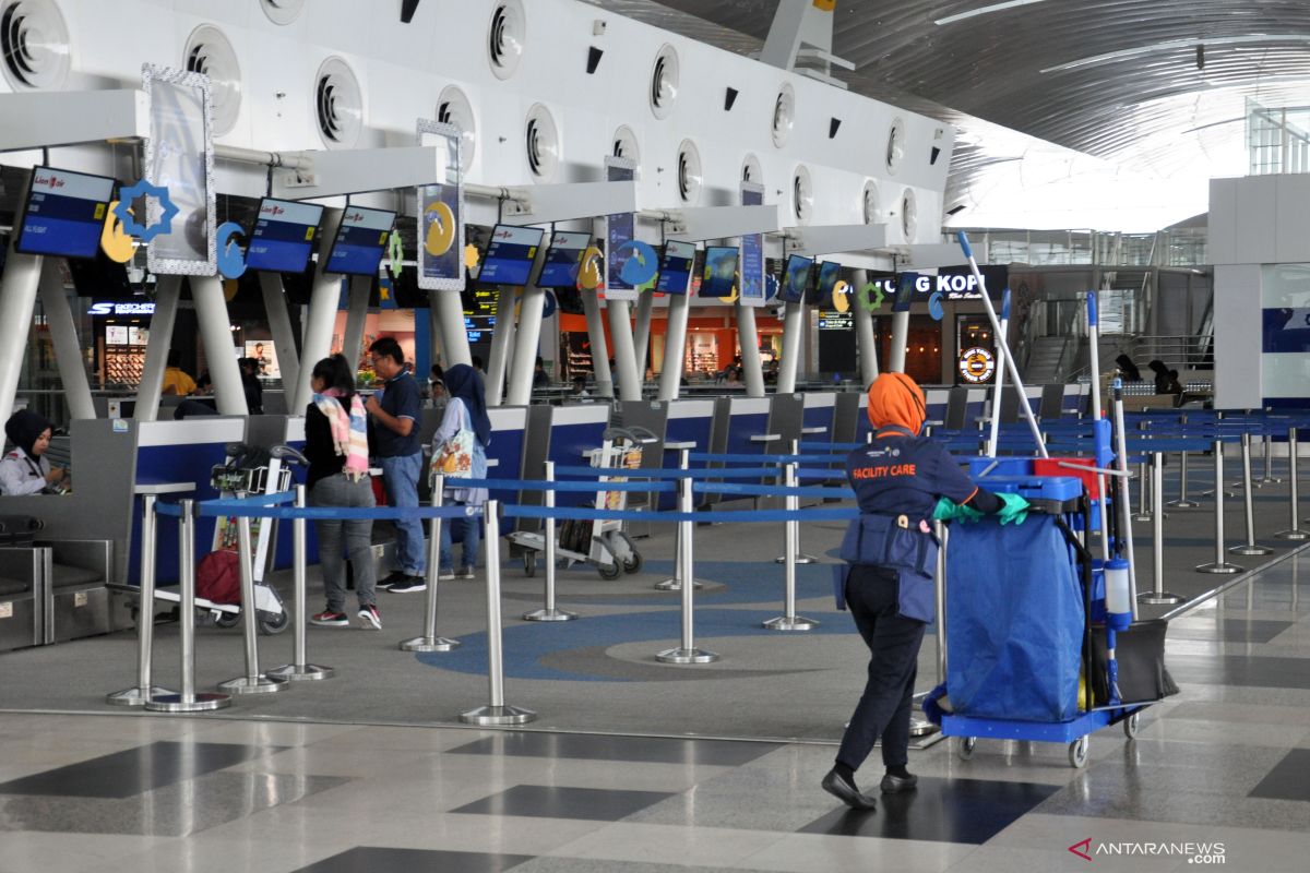 Pemudik di Bandara Kualanamu terlihat sepi