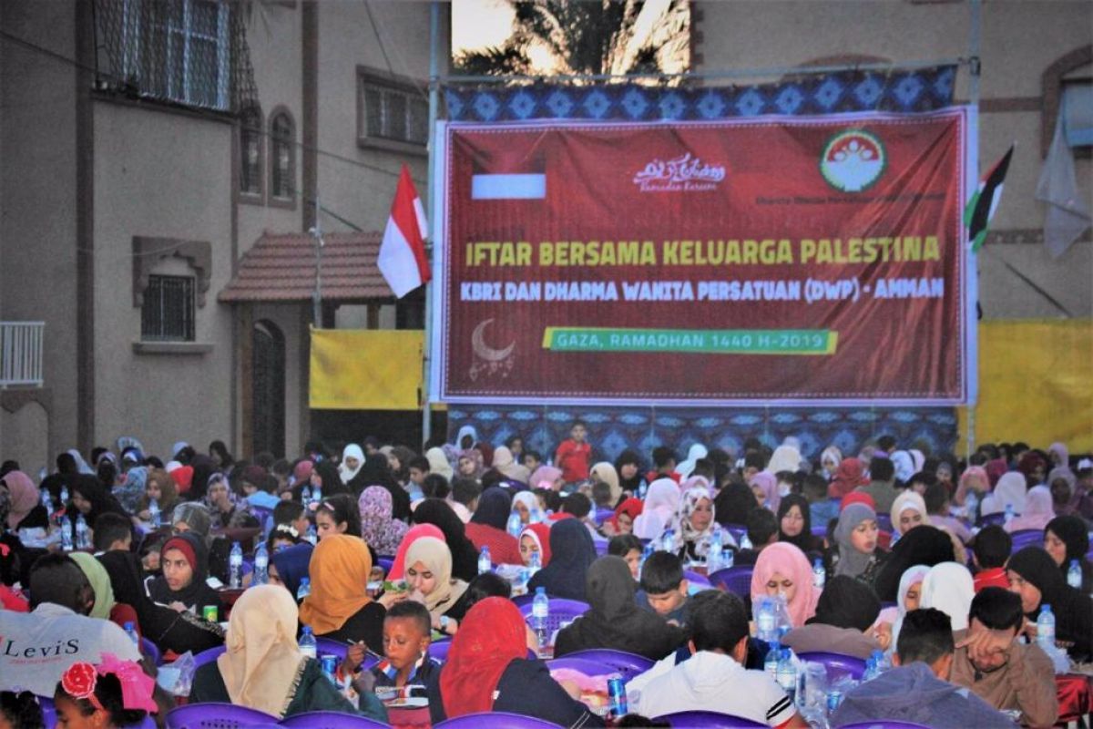 KBRI Amman gelar iftar bersama warga Palestina di Gaza