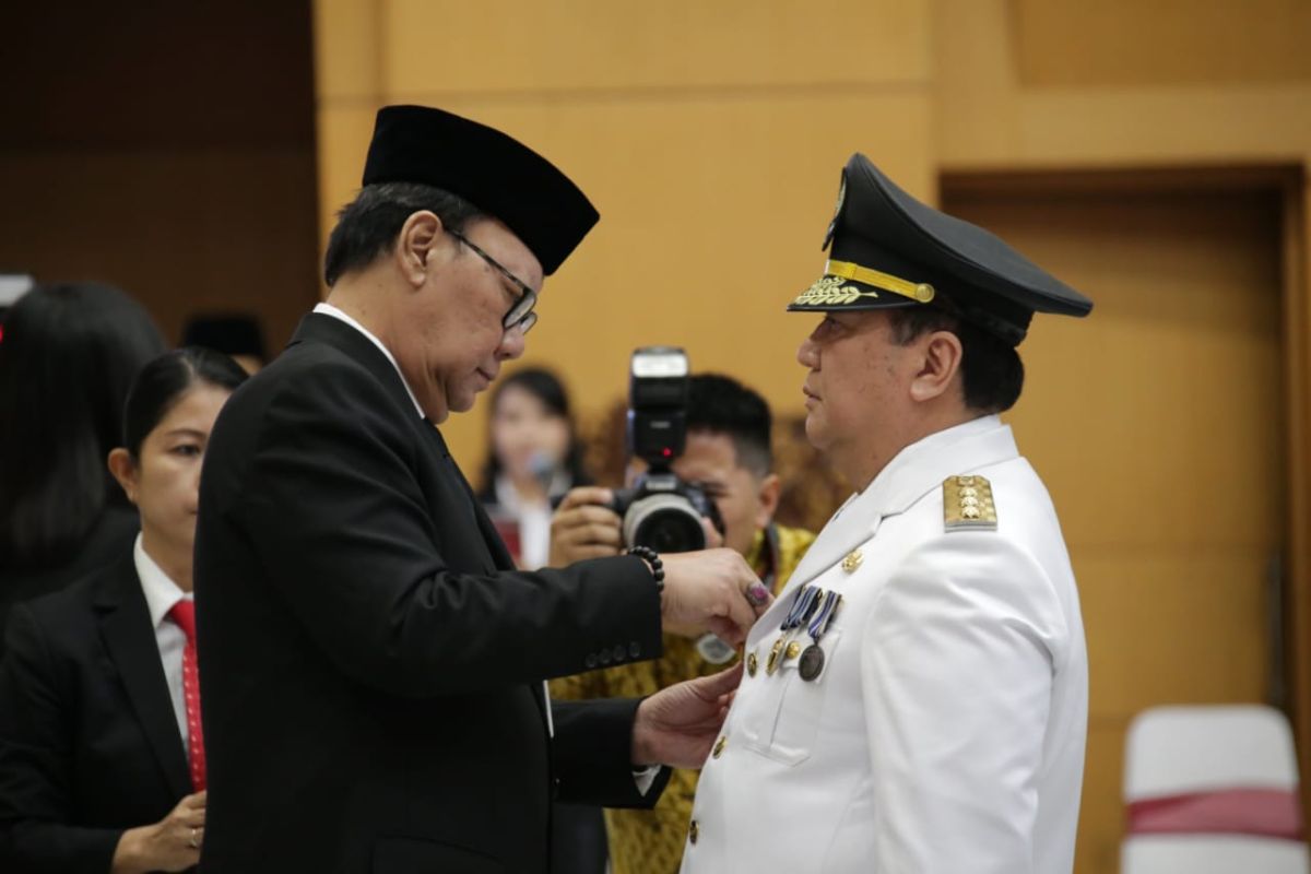 Boyjenturi dilantik sebagai Penjabat Gubernur Lampung