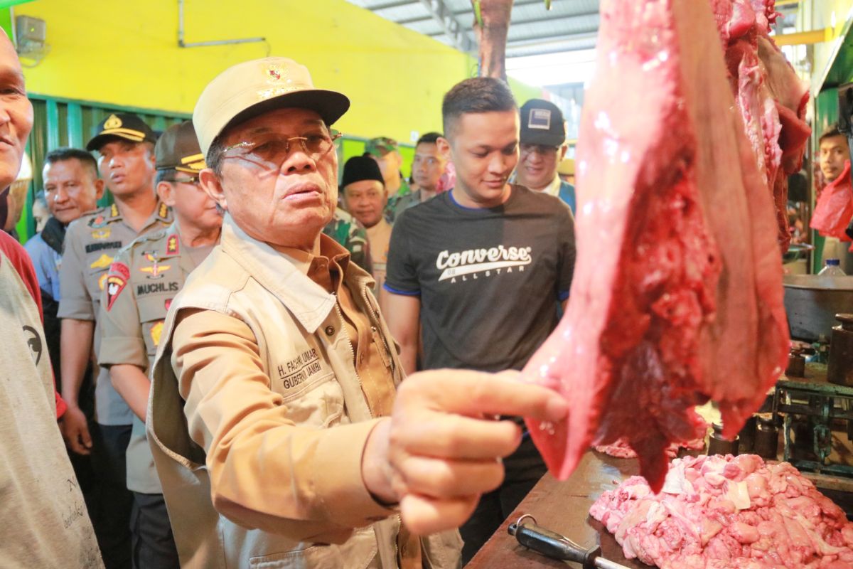 Gubernur Jambi sebut tidak terjadi lonjakan harga sembako