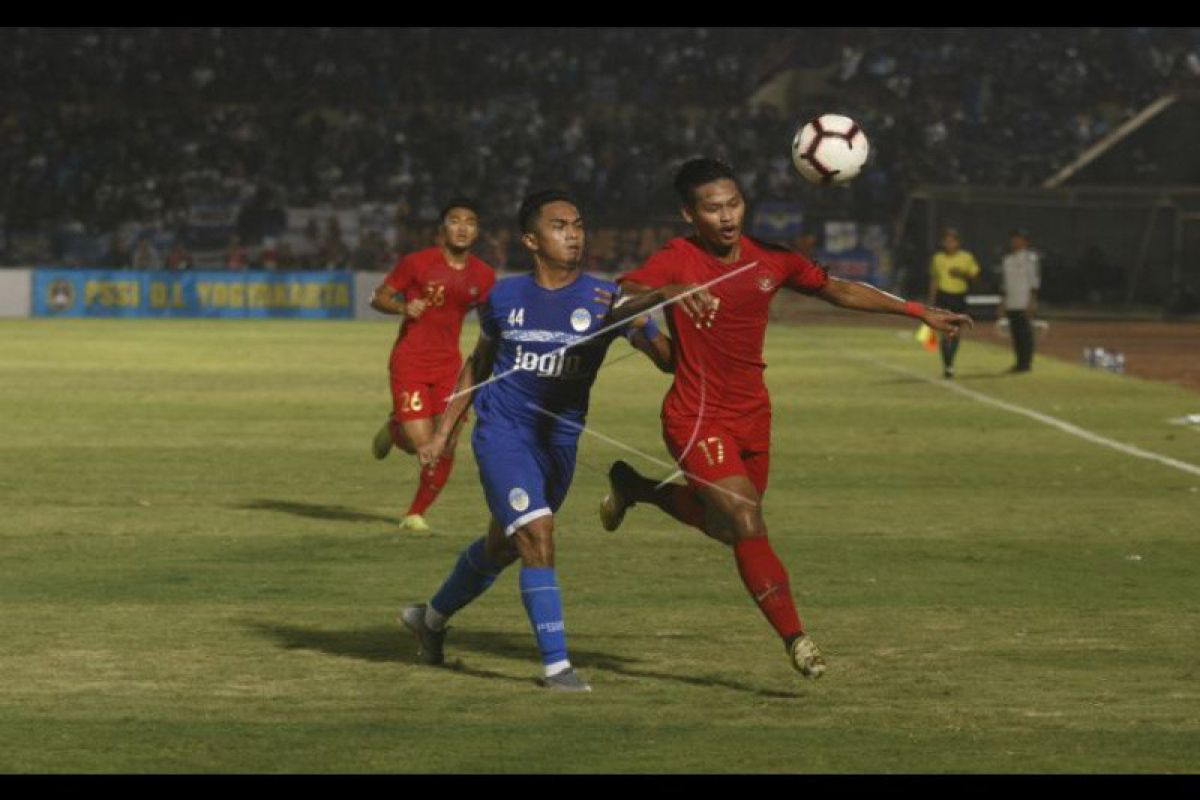 Timnas U-23 ditahan PSIM Yogyakarta, skor 0-0