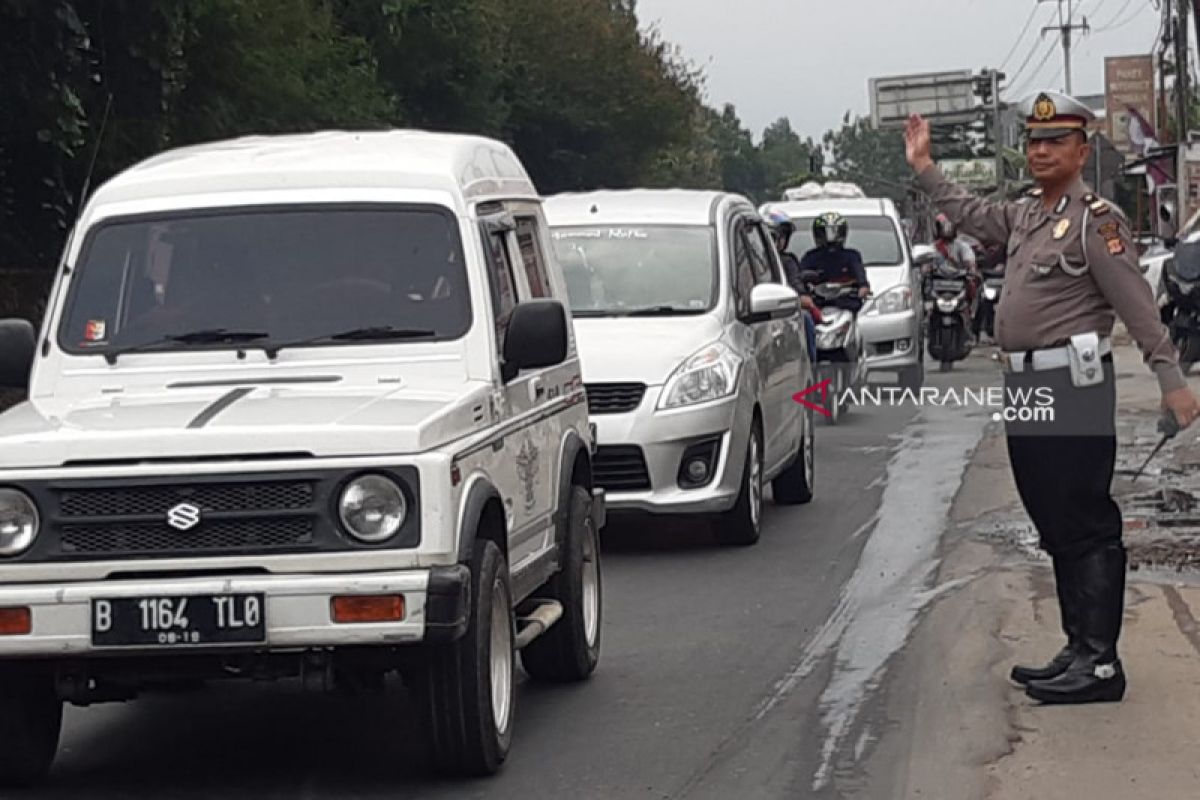 H-3 Lebaran belum ada lonjakan volume kendaraan di jalur mudik