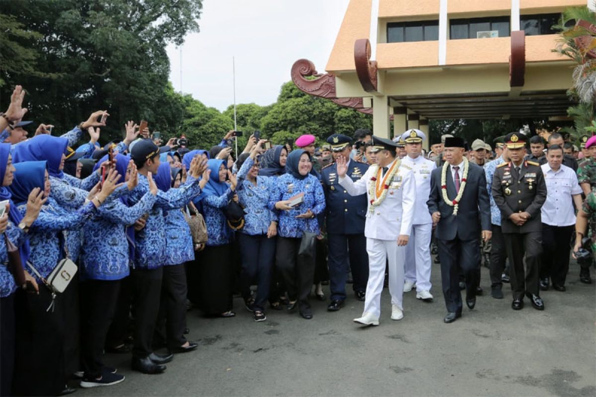 ASN Pemprov Lampung Lepas Ridho-Bachtiar di Akhir Masa Jabatannya