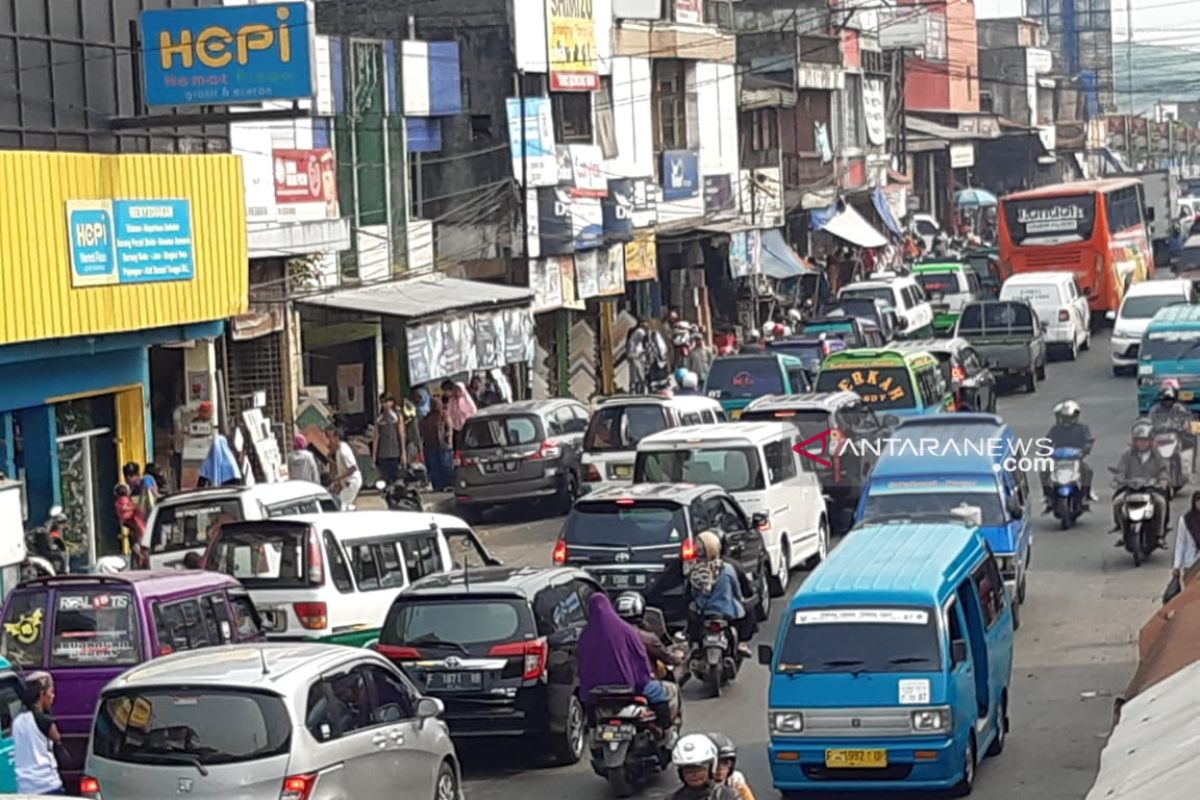 Pusat perbelanjaan jadi penyebab kepadatan arus mudik di Sukabumi