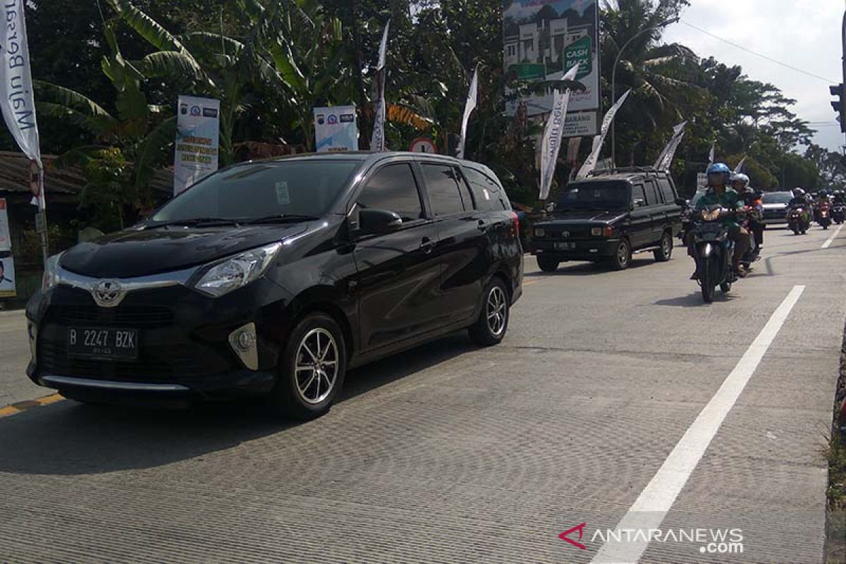 Arus mudik di ruas Brebes-Ajibarang ramai lancar